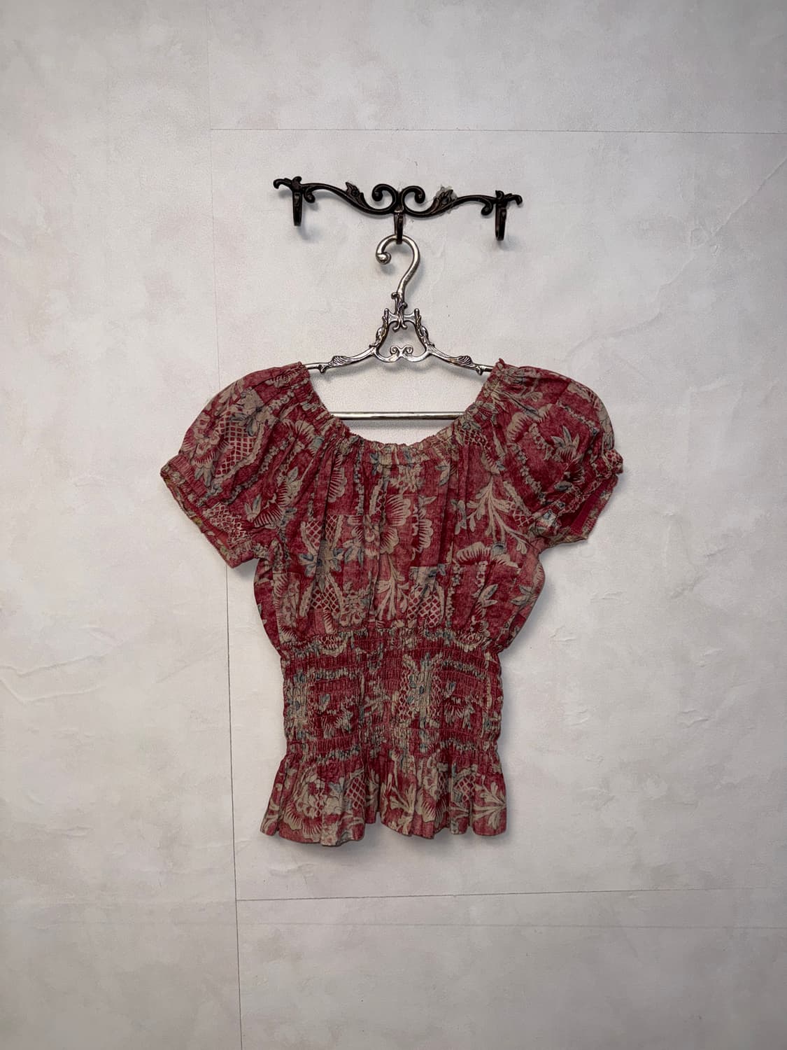 Ralph Lauren cherry pink bohemian 오프숄더 상품이미지6