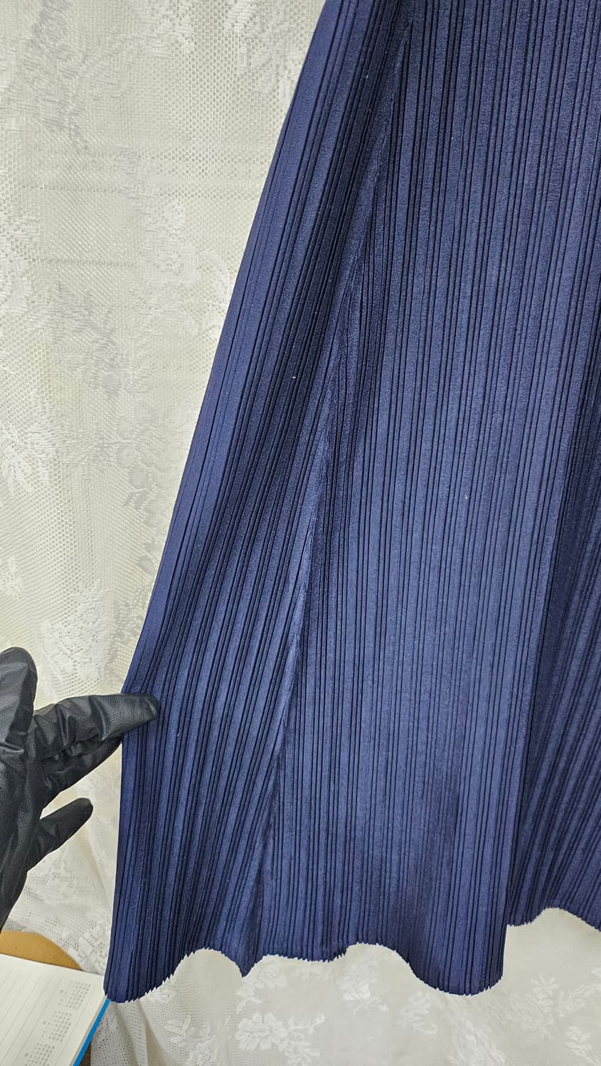 플리츠미   네이비 롱원피스  상품이미지5
