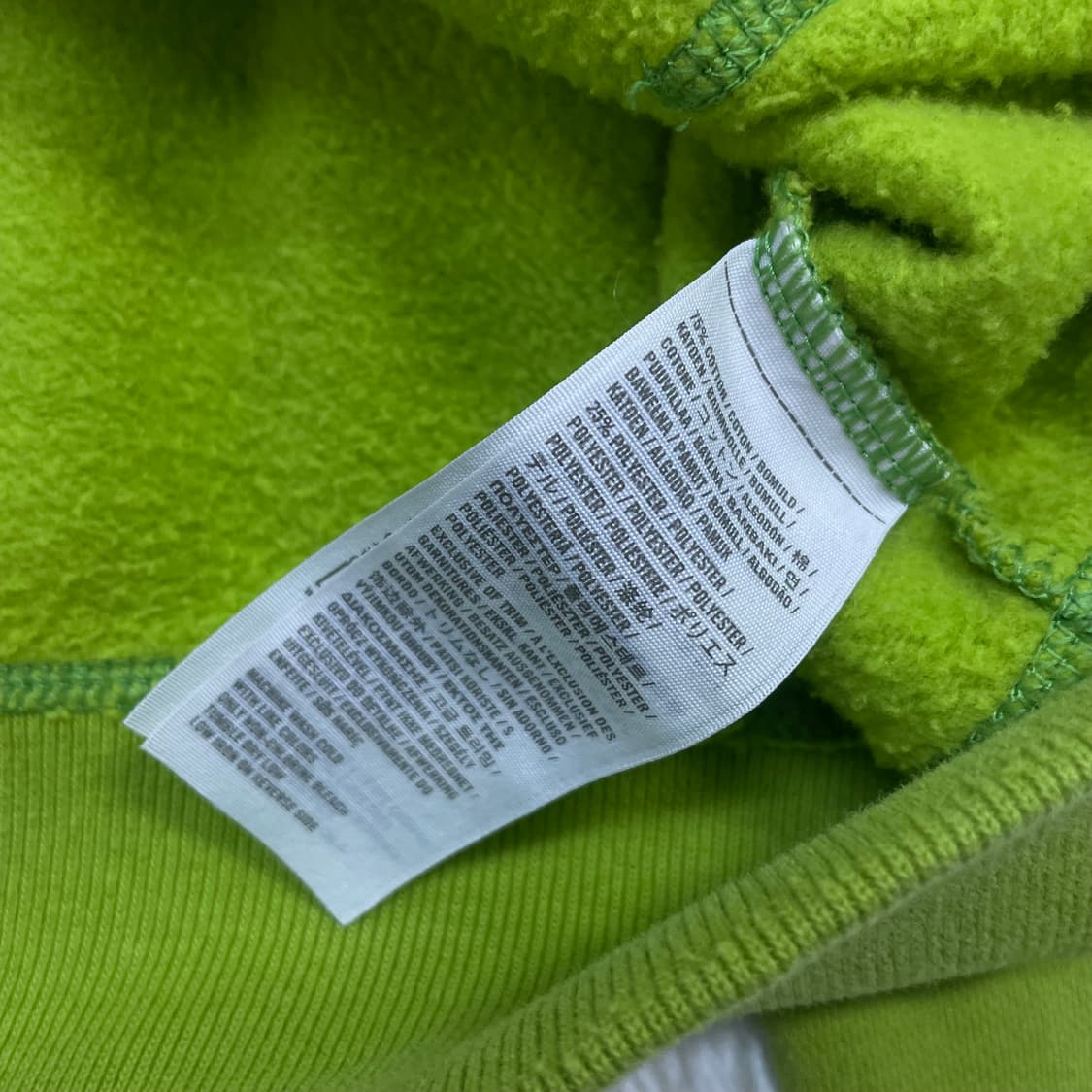 홀리스터 아치 로고 후드집업 연두 상품이미지5