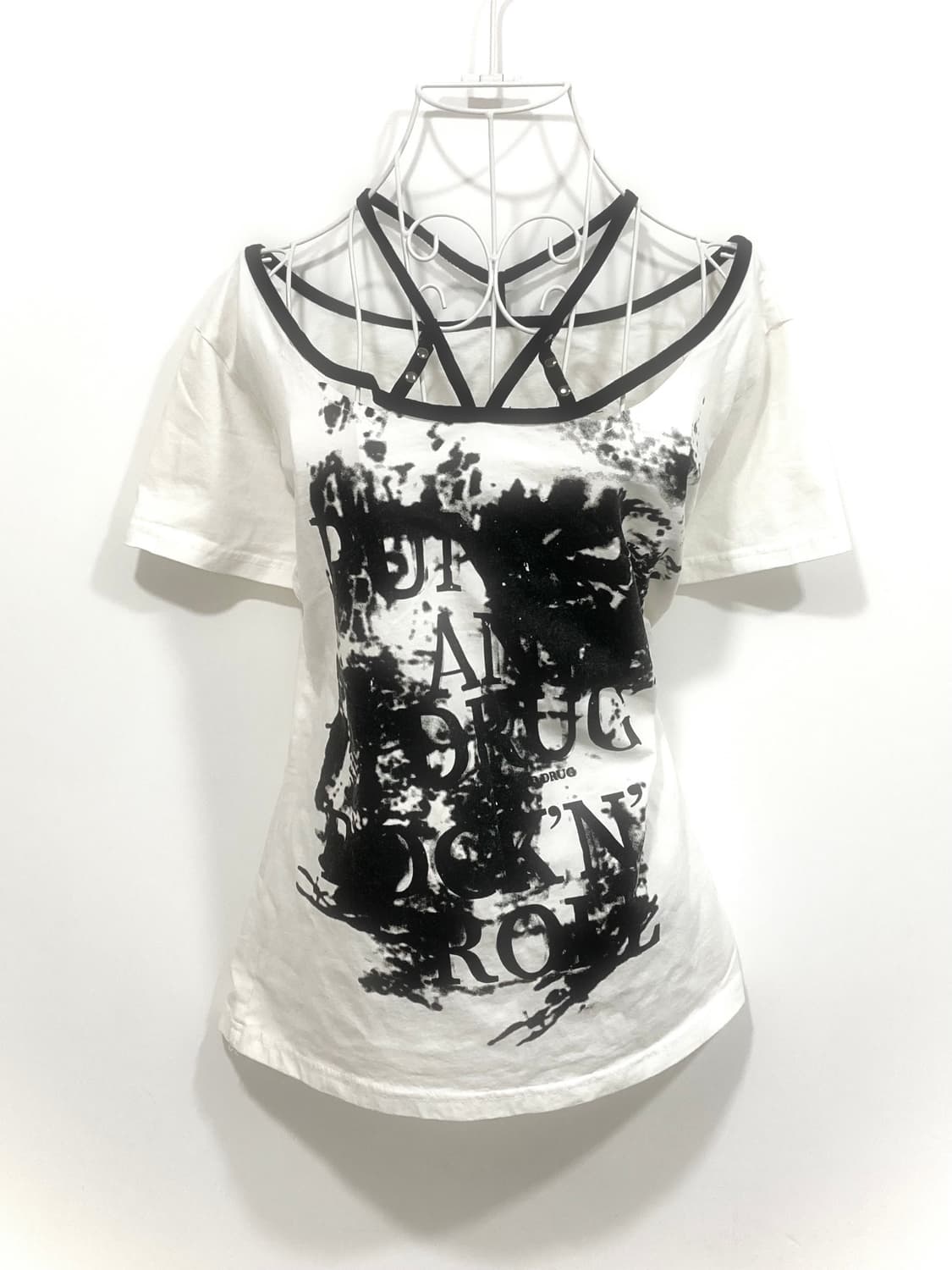 punk halterneck short sleeve 상품이미지2