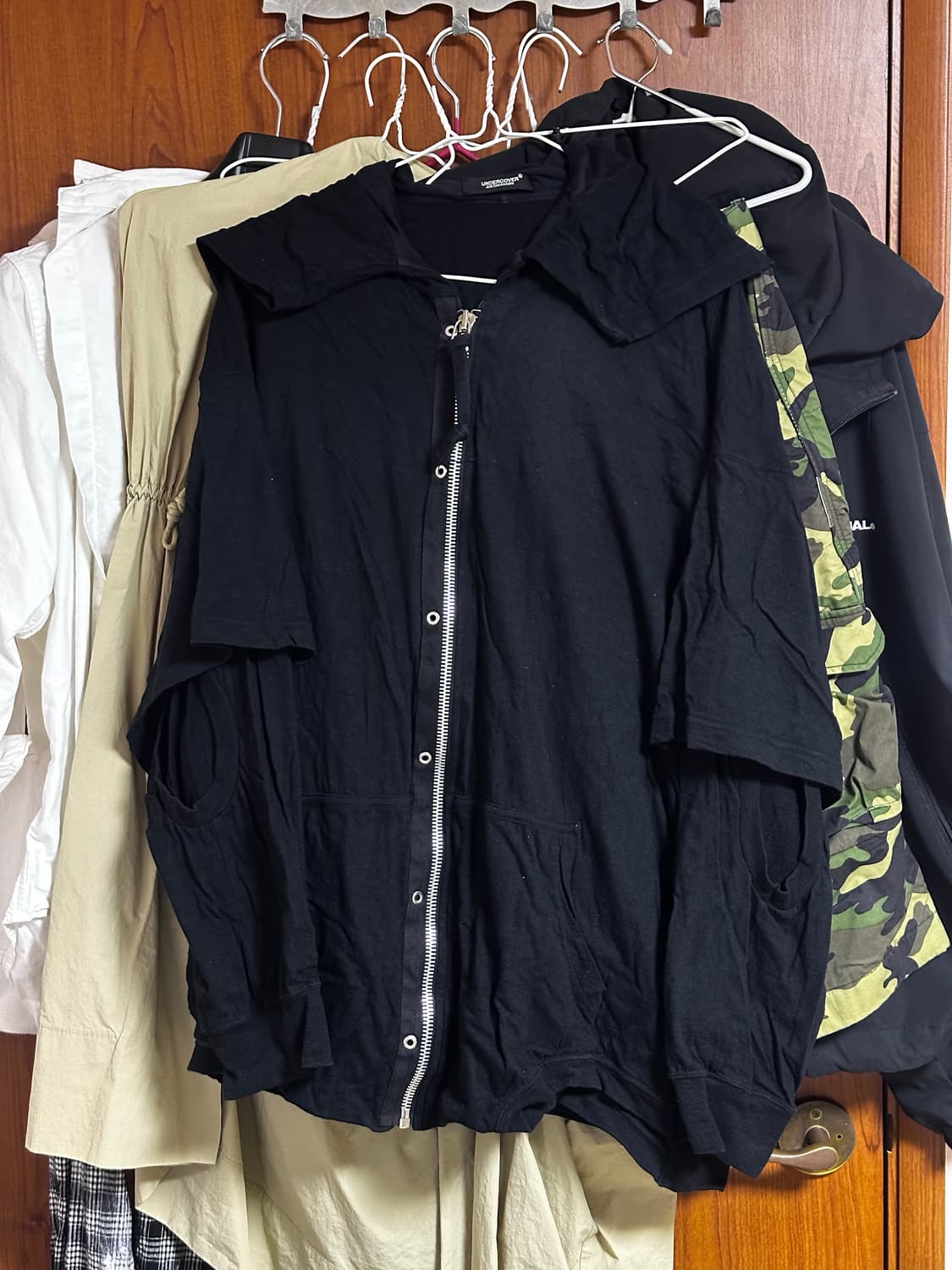 언더커버 24ss 레이어드 후드 집업 2사이즈 상품이미지5