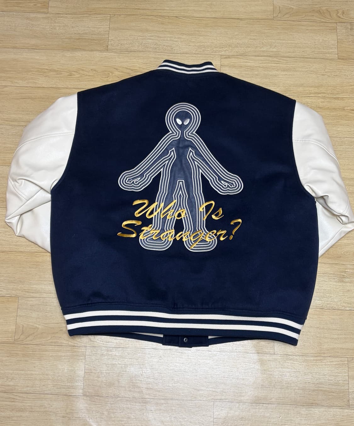 후드후드 바시티 자켓 상품이미지2