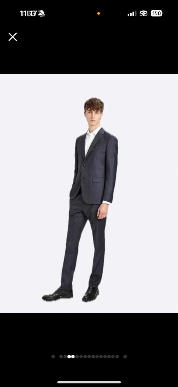 울 수트 셋업 새상품 Jake Wu Coin Multi Dobby 상품이미지1