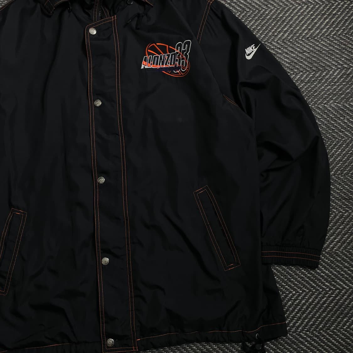 90s 나이키 올드스쿨 알론조 모닝 빅로고 박시핏 바람막이y 4322 상품이미지5