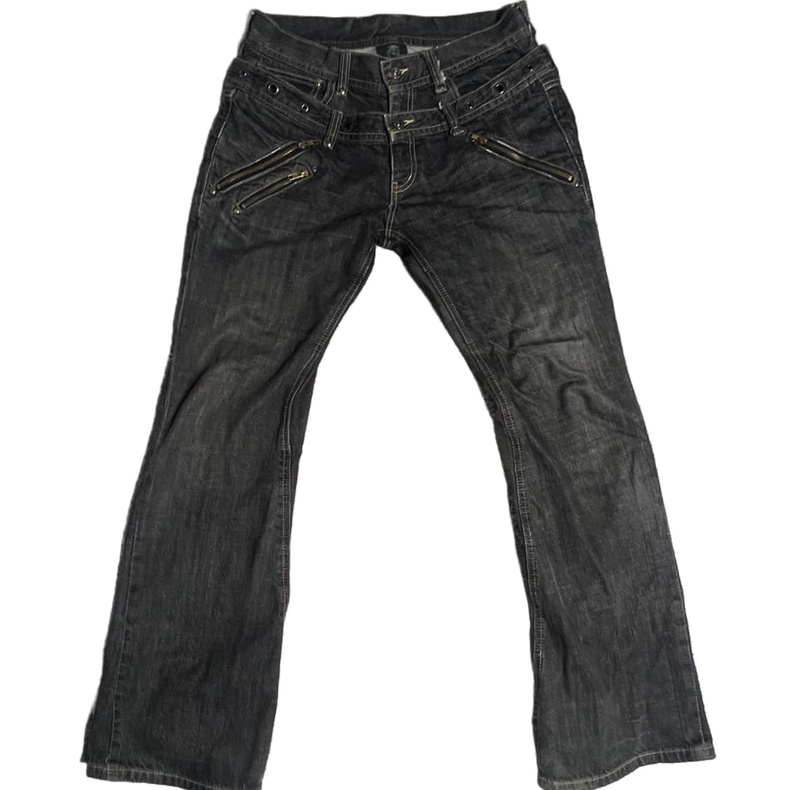 Semantic Design 레이어드 부츠컷 데님 상품이미지2