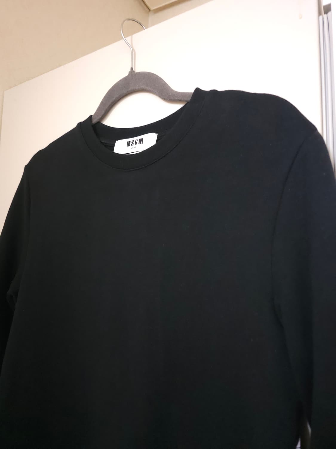MSGM 블랙 프린트  슬리브 원피스 상품이미지2