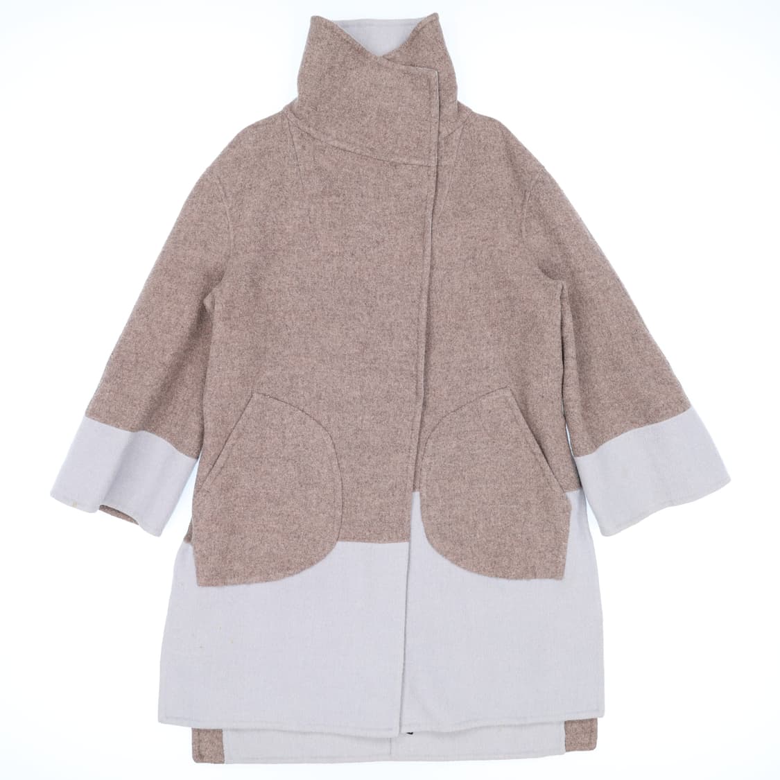 [82-94-160] 한섬시스템 핸드메이드 울 코트 1204HR1 상품이미지1