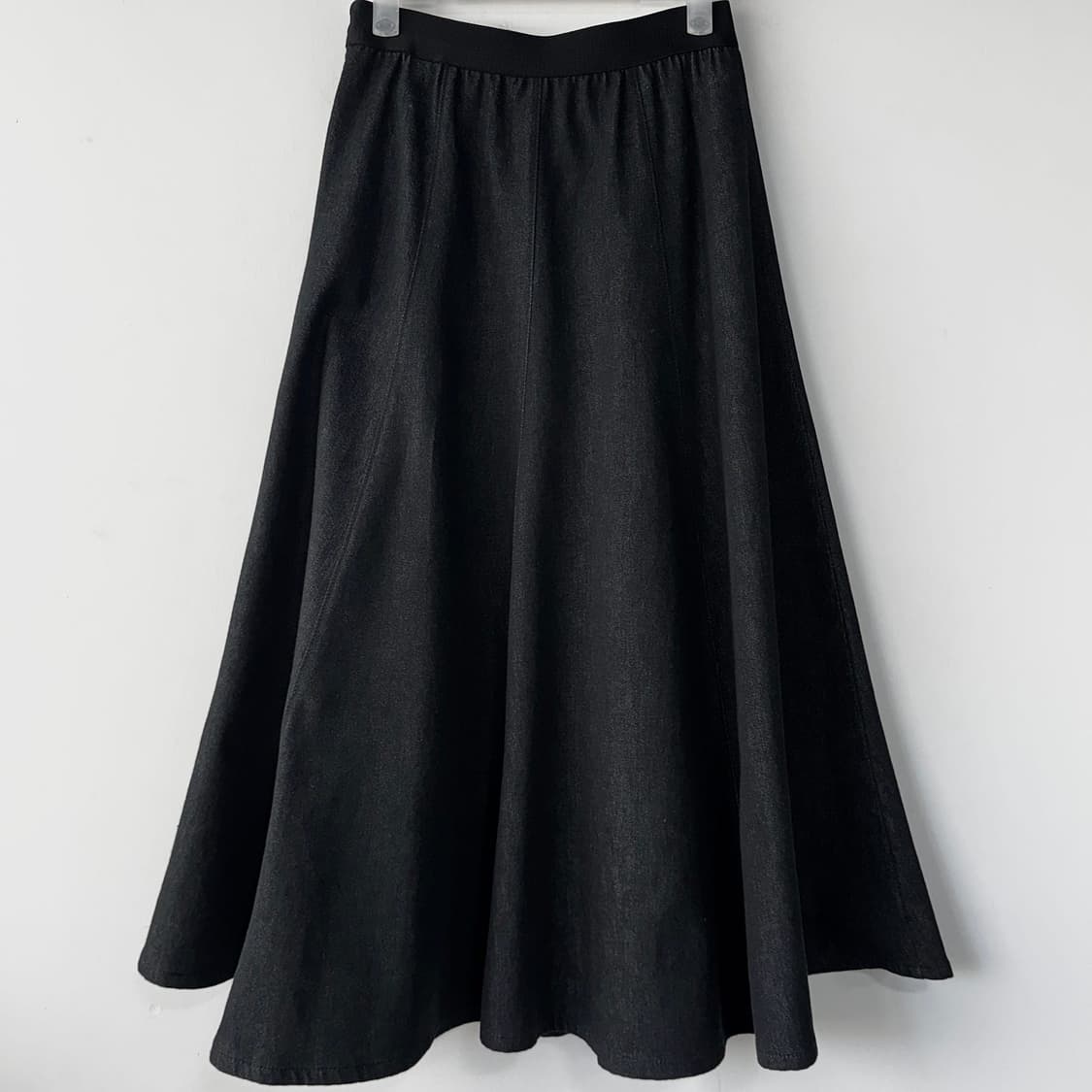 랑방컬렉션 25 플레어 데님 스커트 상품이미지7