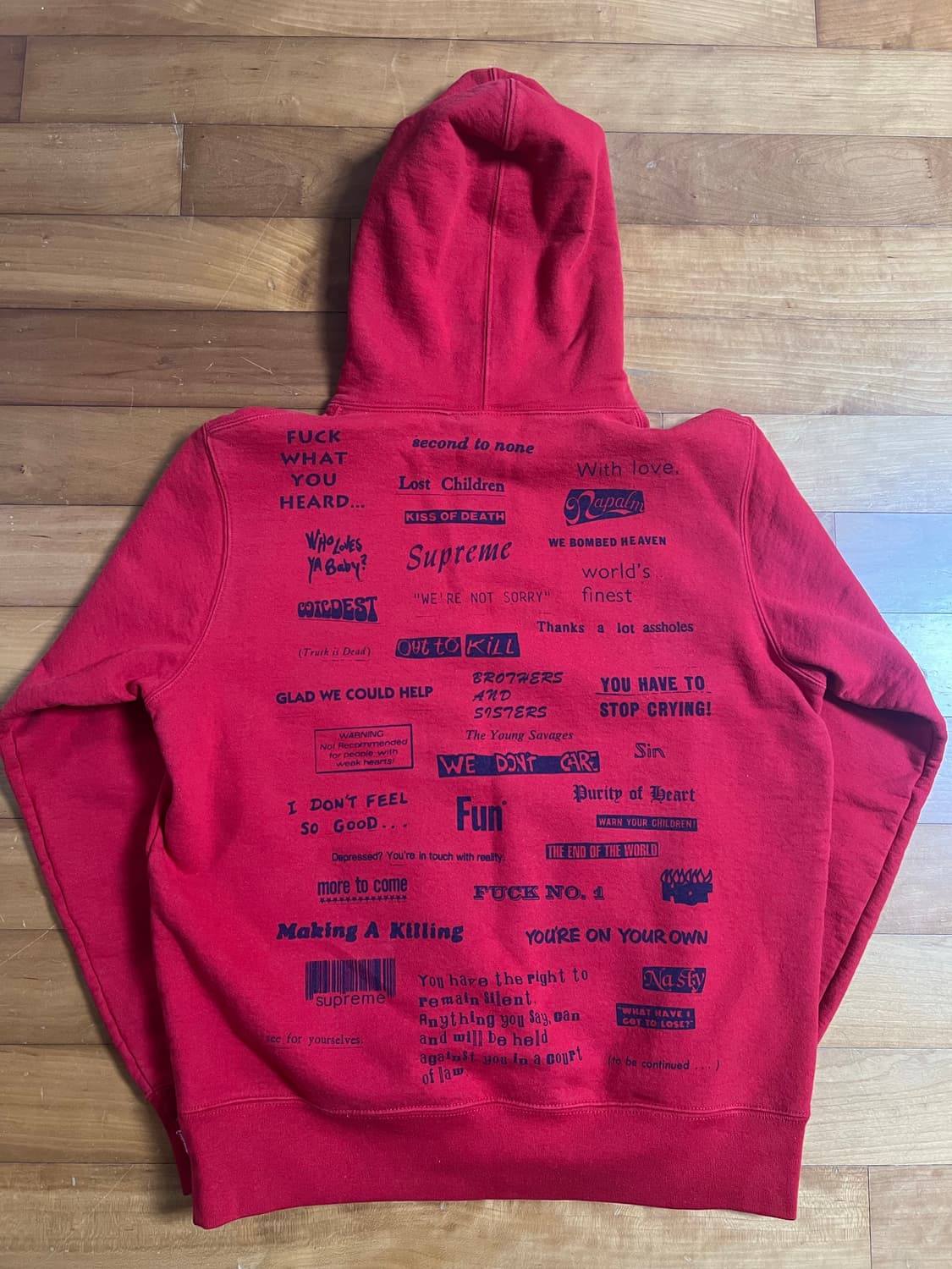 10s supreme 후드 상품이미지2