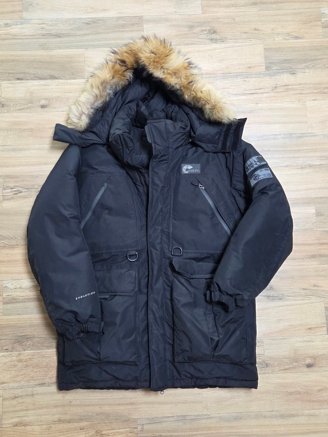 105 덕다운 네파 남성 알라스카 대장 야상 패딩 점퍼  상품이미지1