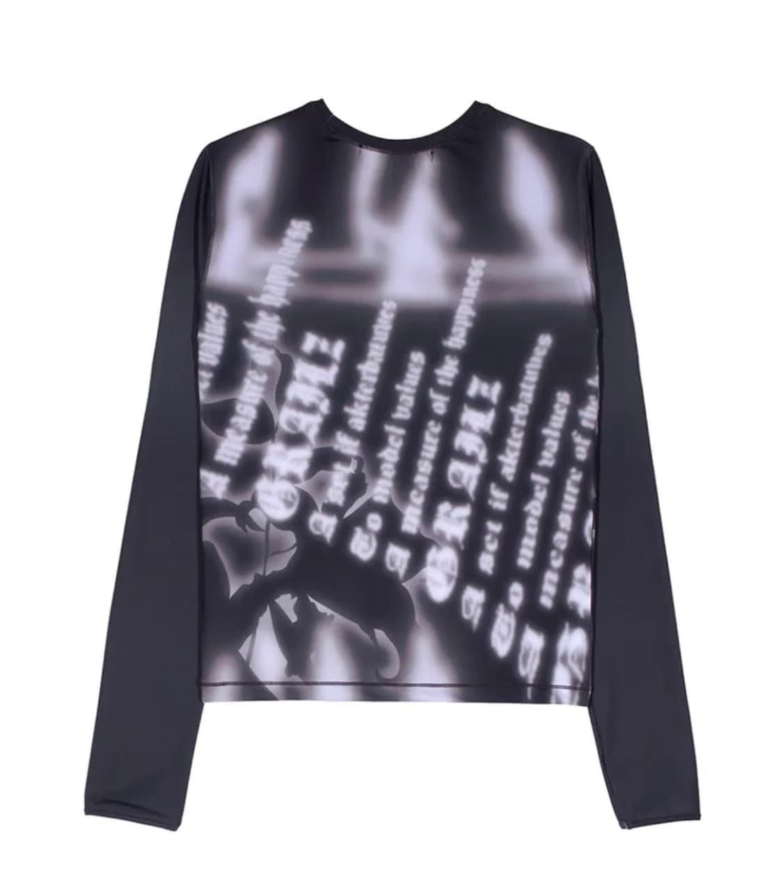 그레일즈 BLUR LETTERING TOP [GREY] 상품이미지2