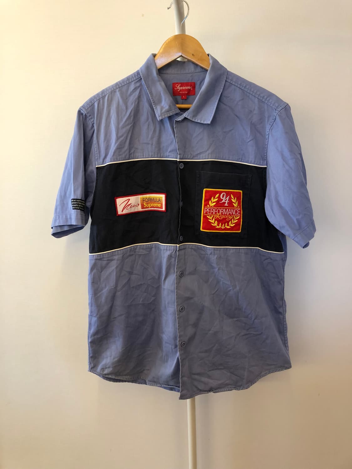 슈프림 14SS Formula 레이싱 반팔 셔츠 L 상품이미지1