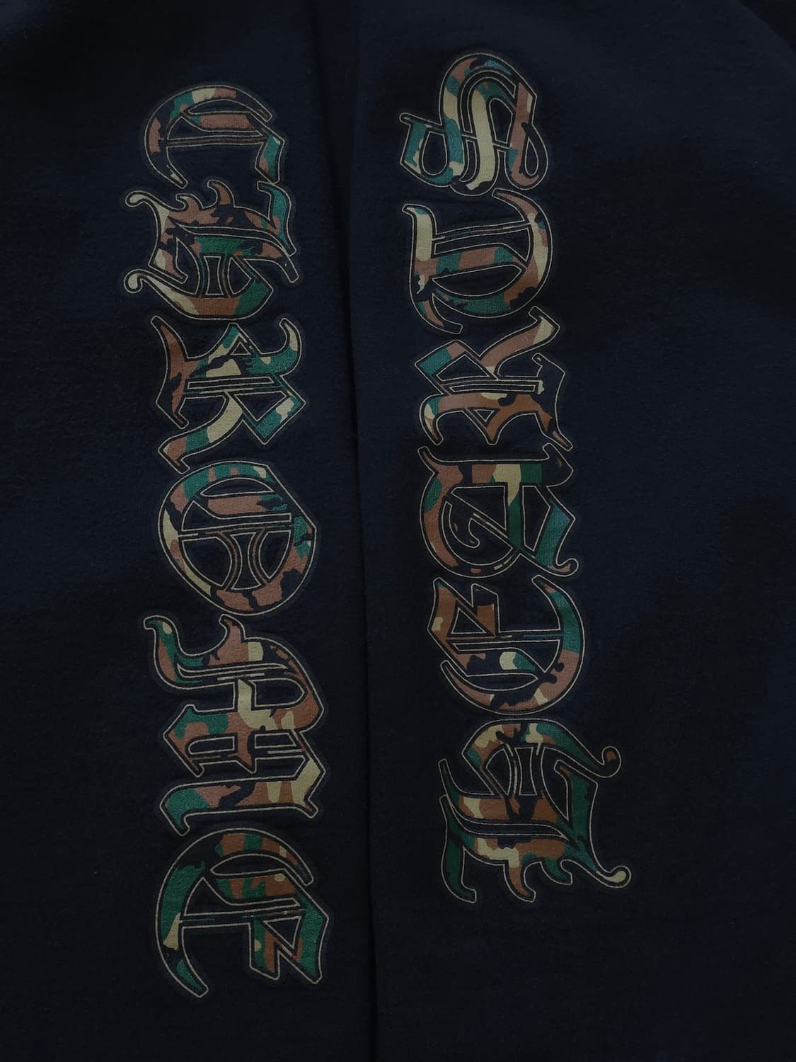 [L] 크롬하츠 카모 홀스슈 후드 블랙 상품이미지5