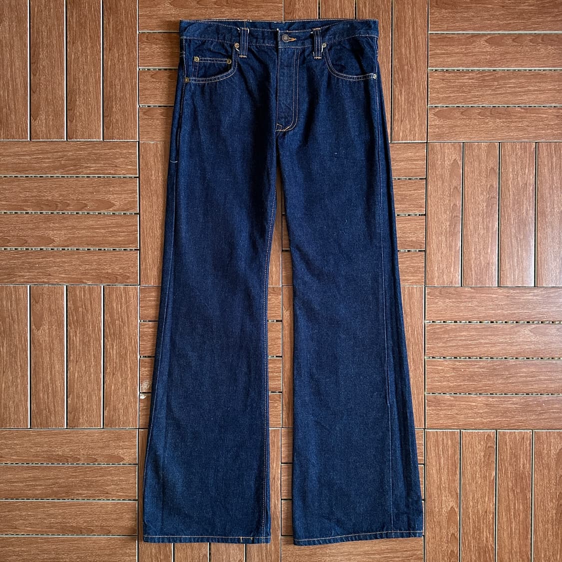 70‘s Kentux bell-bottom talon zip denim 상품이미지1