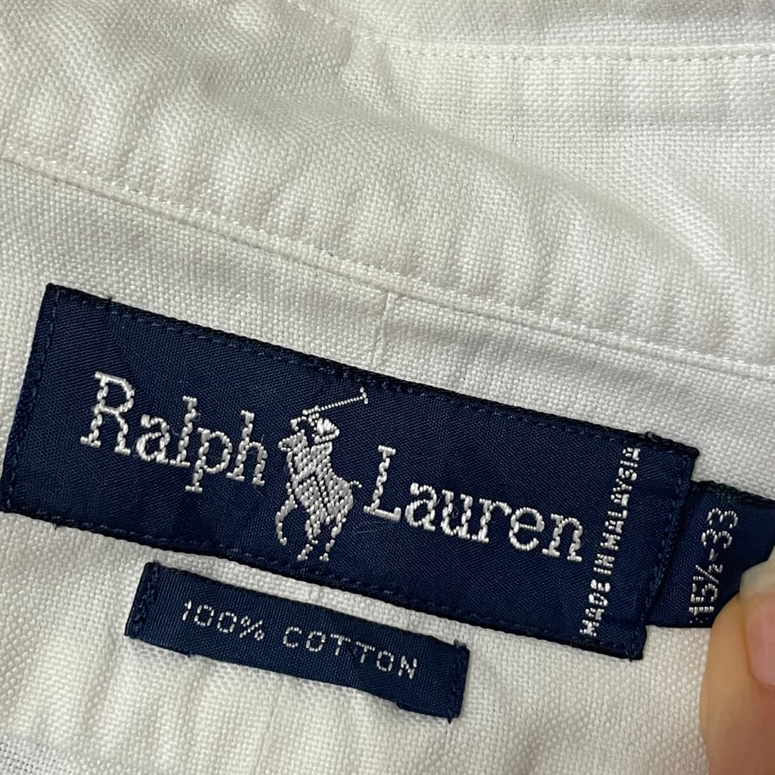 폴로 화이트 공용 셔츠 남방 옥스포드 상품이미지6