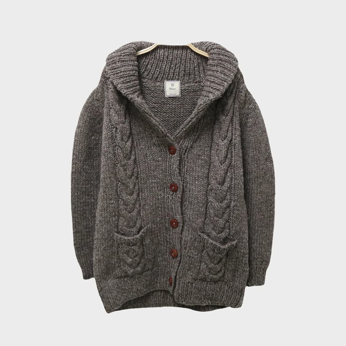 MELROSE 울 혼방 터틀넥 니트 가디건 62157 상품이미지1