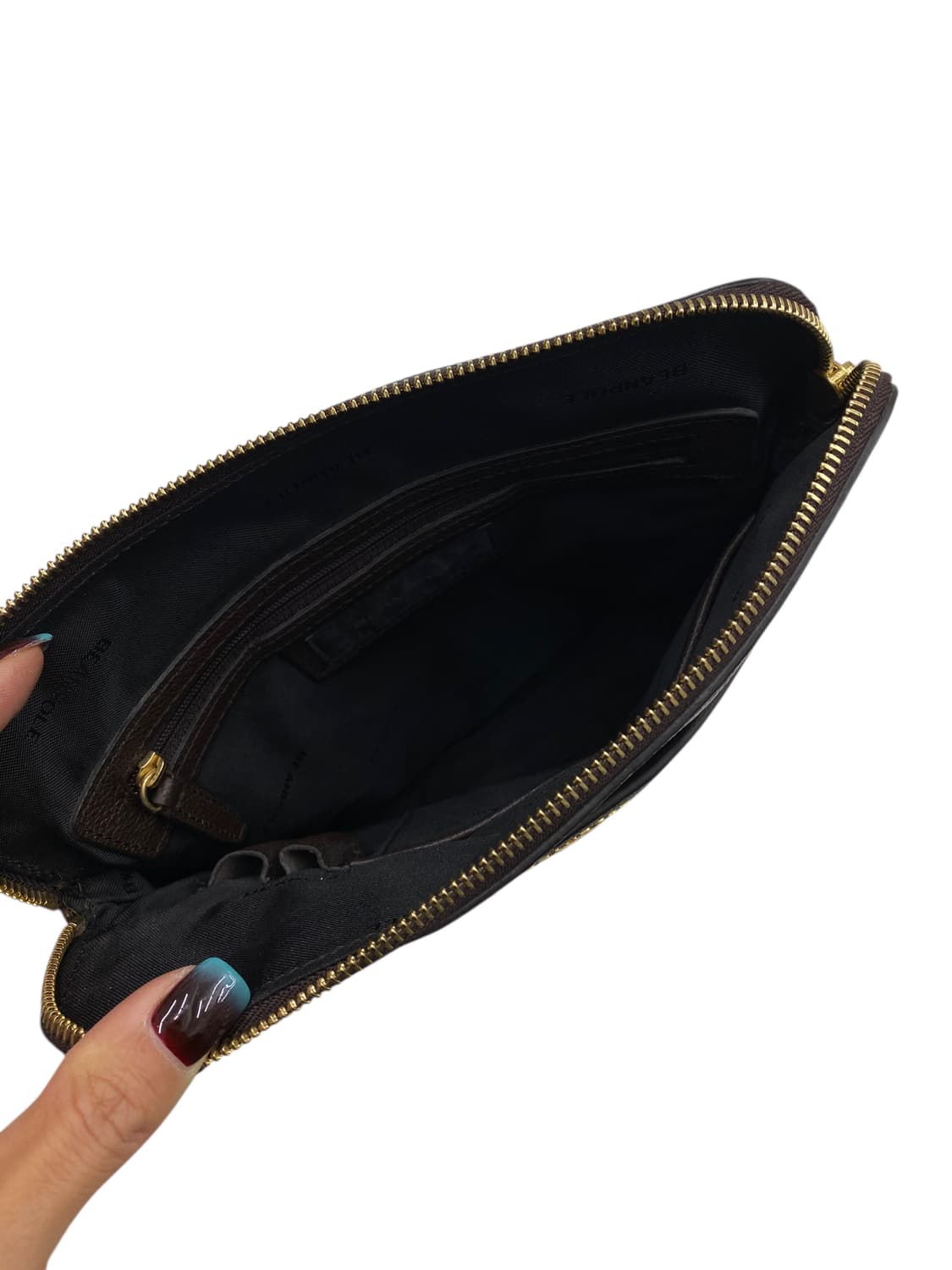 빈폴 브라운 레더 크로스백 상품이미지3