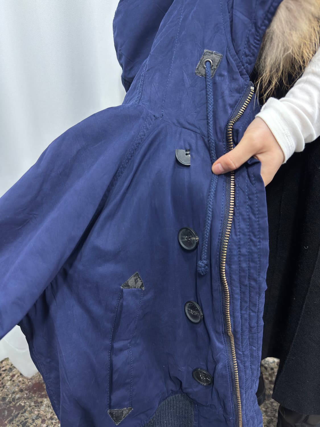 moussy real fur hood bomber jacket 상품이미지9