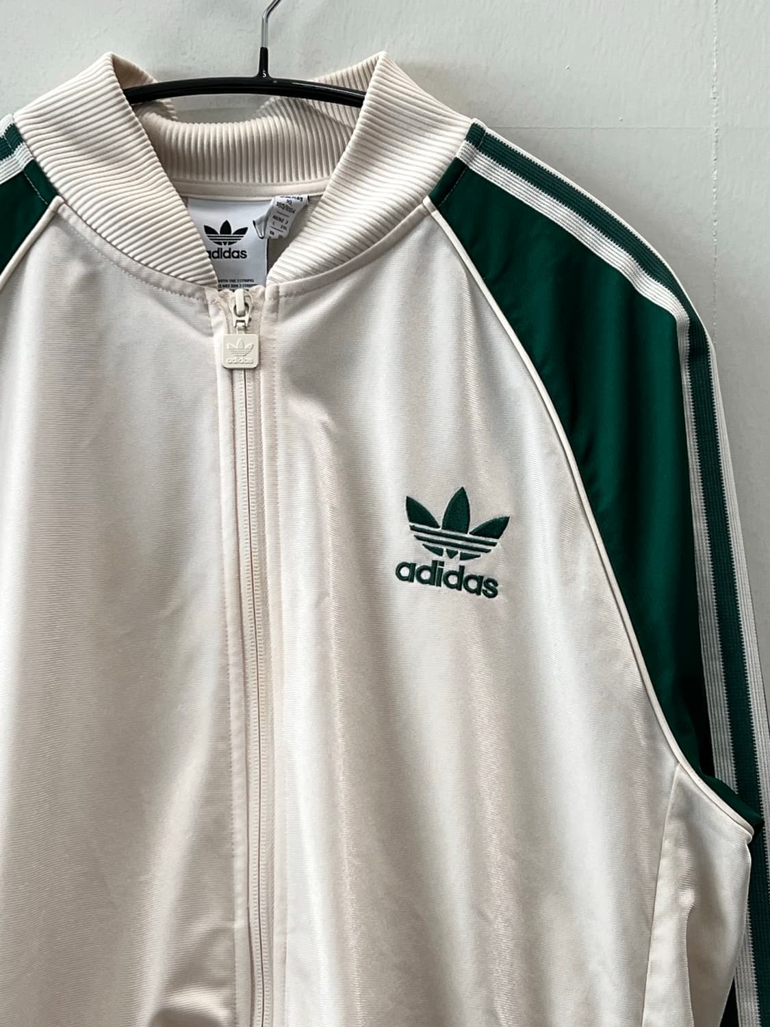 아디다스 SST 트랙탑 원더 화이트 컬리지에이트 그린 상품이미지3