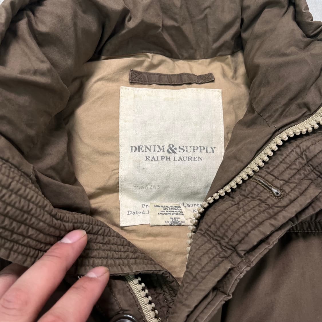 95 폴로 랄프로렌 데님엔서플라이 구스 패딩 조끼 상품이미지3