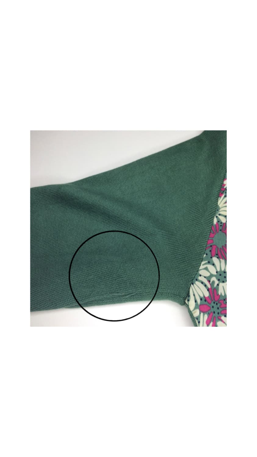 TITICACA 티티카카 그린 플라워 에스닉 가디건 상품이미지4