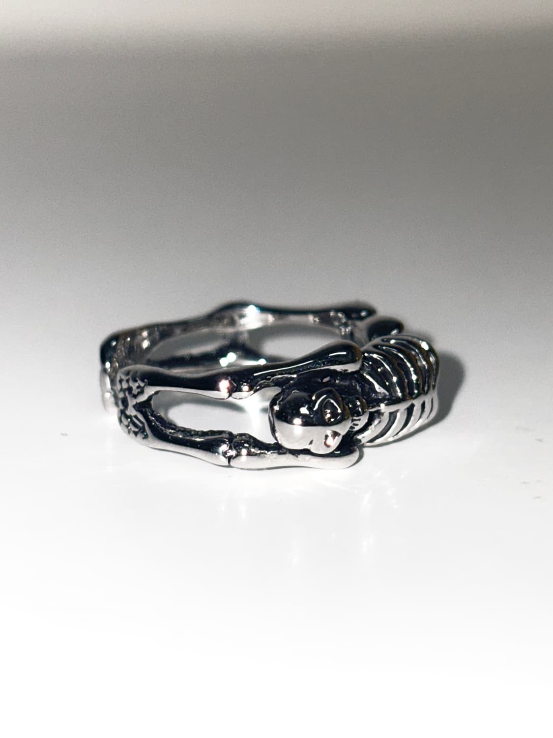 빈티지 무드 스켈레톤 링 상품이미지1