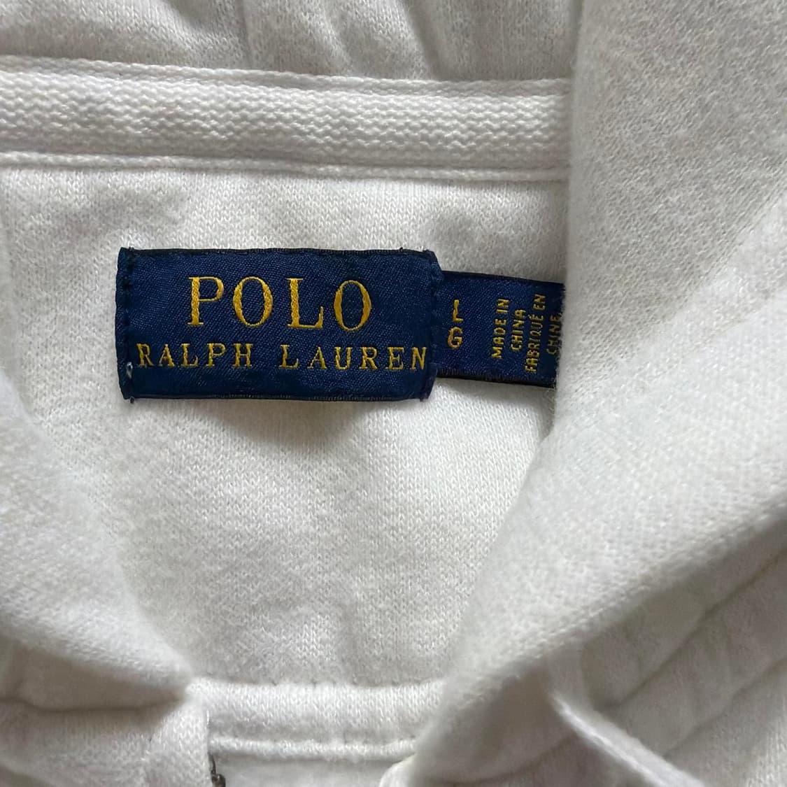 폴로 랄프로렌 빅포니 USA 성조기 후드 집업 화이트 상품이미지5