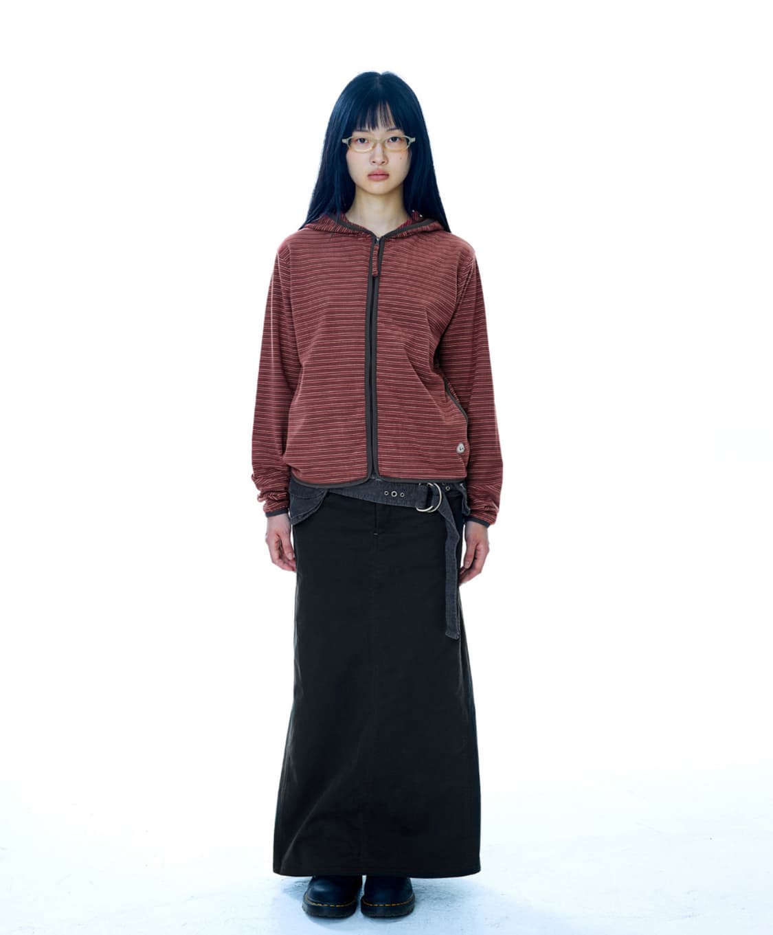 코이세이오 플리스 후드집업 레드  상품이미지1