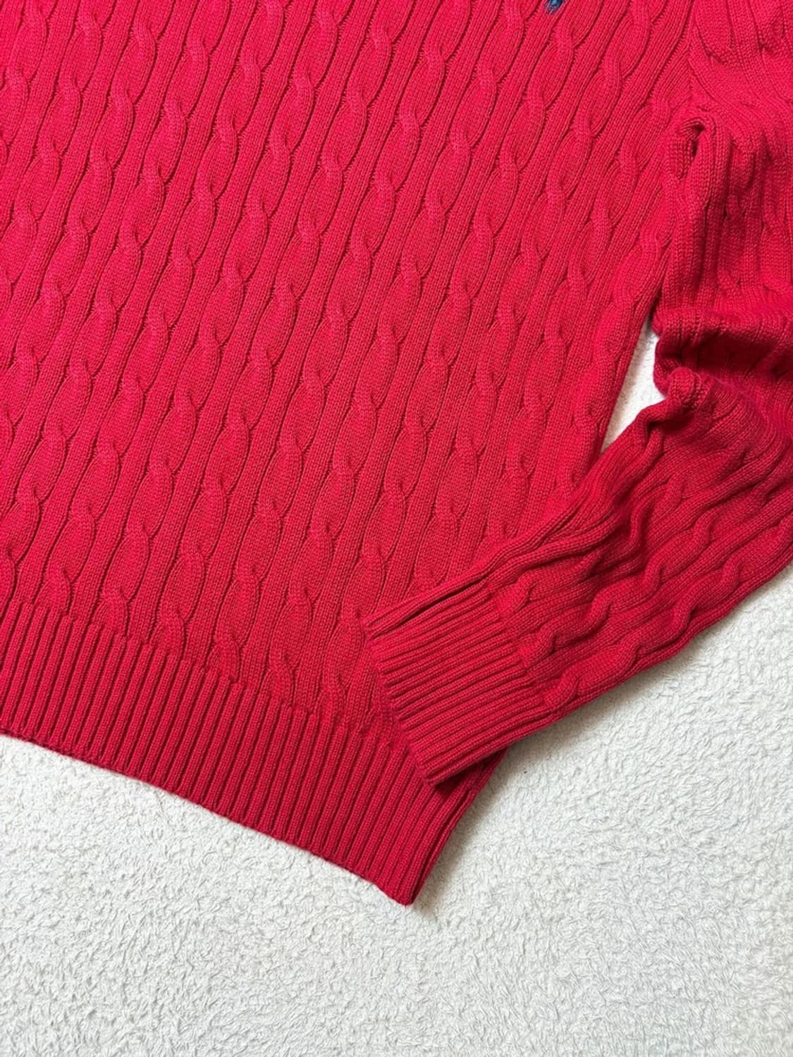 폴로 랄프로렌 큐알 신형 꽈배기 코튼 니트 PN6563 상품이미지6