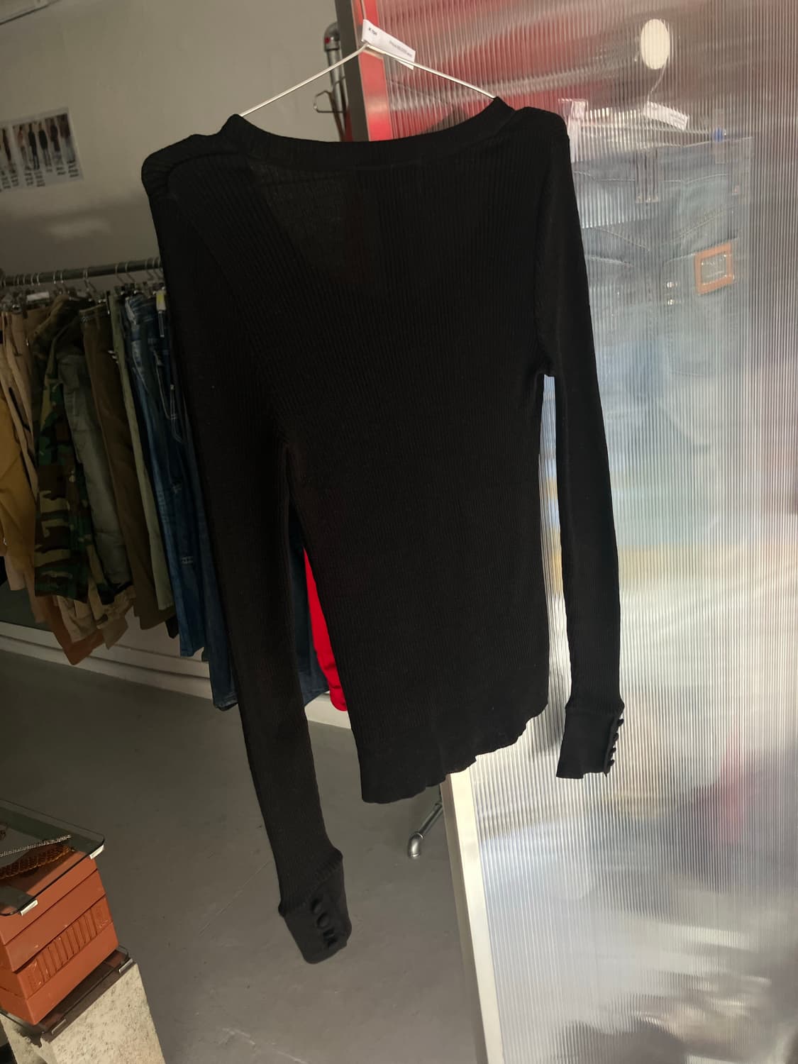 입체짜임 스냅슬리브 니트 상품이미지4