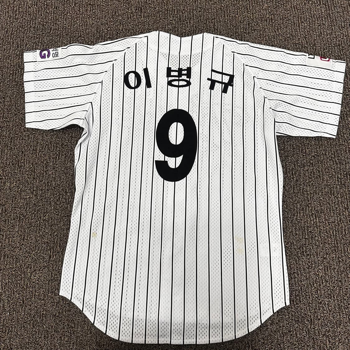 LG twins 엘지트윈스 야구 유니폼 스트라이프 화이트 105(XL) 상품이미지6