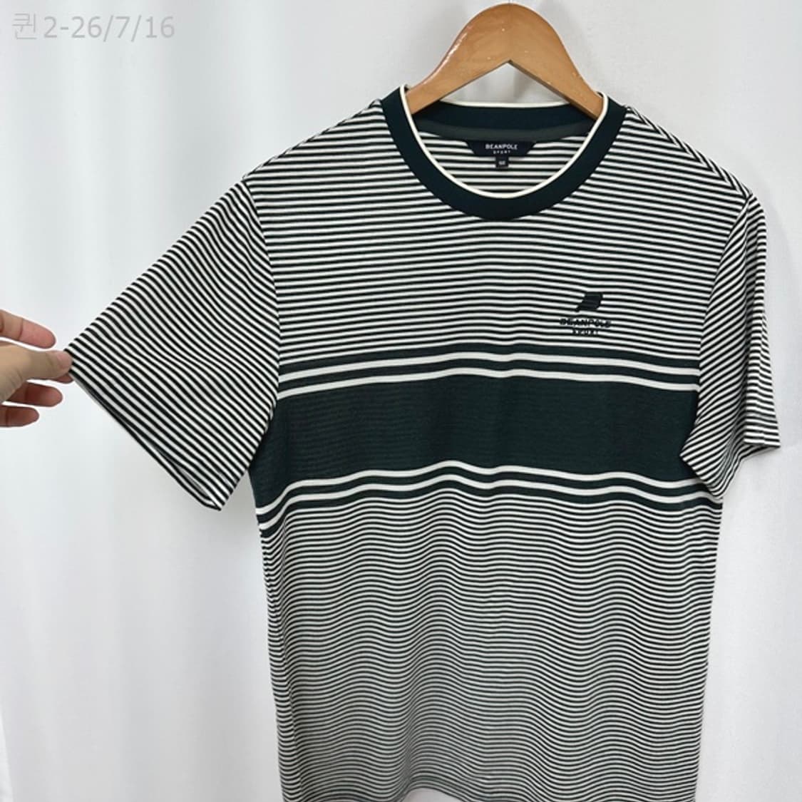 빈폴 남자 스트라이프 반팔티 100 상품이미지4