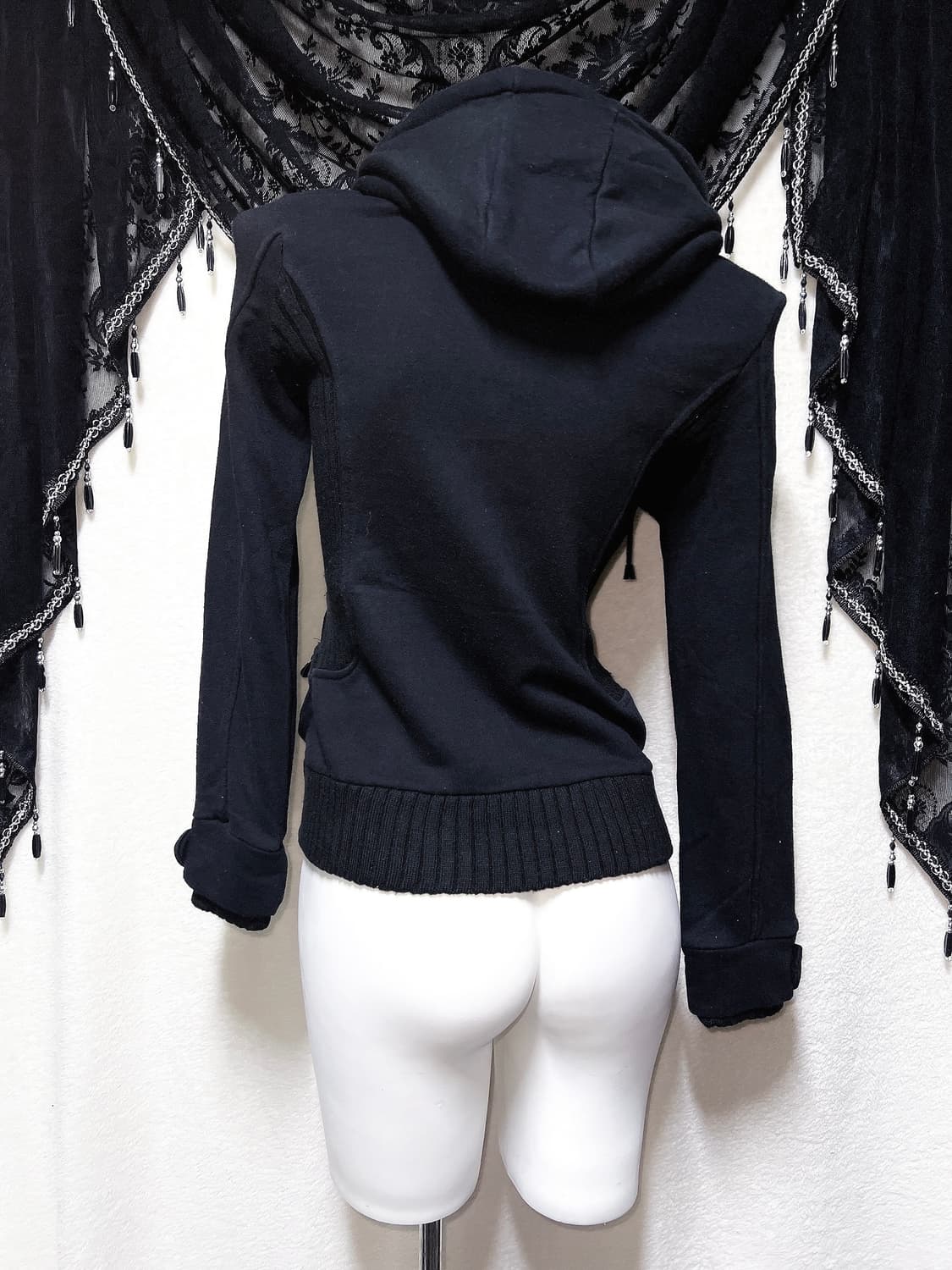 잉그니 하이넥 투웨이 후드집업 고스펑크 y2k 와투케 갸루 핀터 00s 상품이미지7