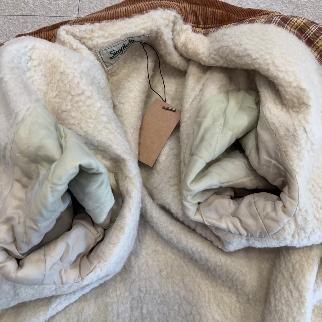 simple life 코듀로이 양털 자켓 상품이미지5