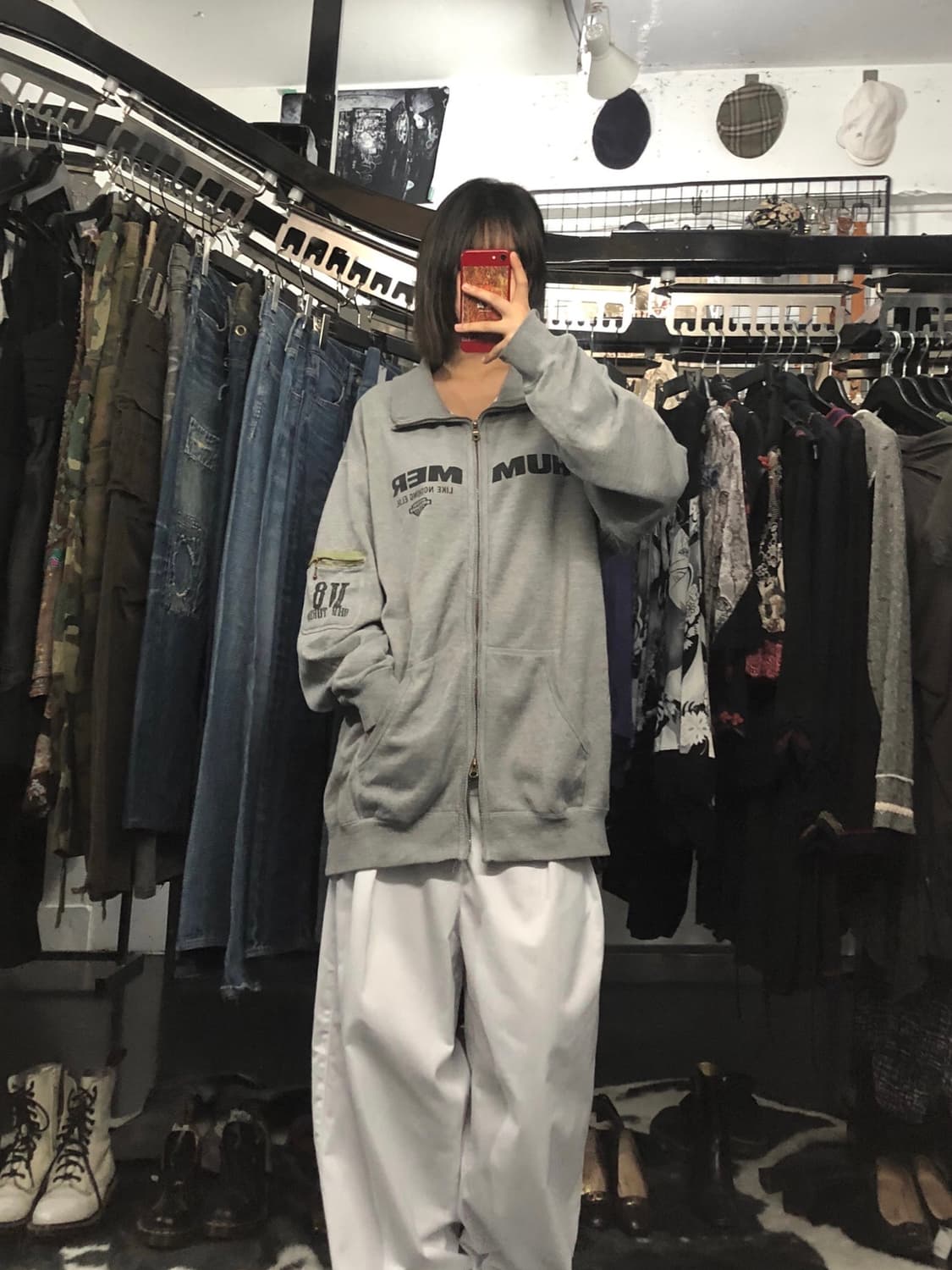 HUMMER 그레이 집업  상품이미지1