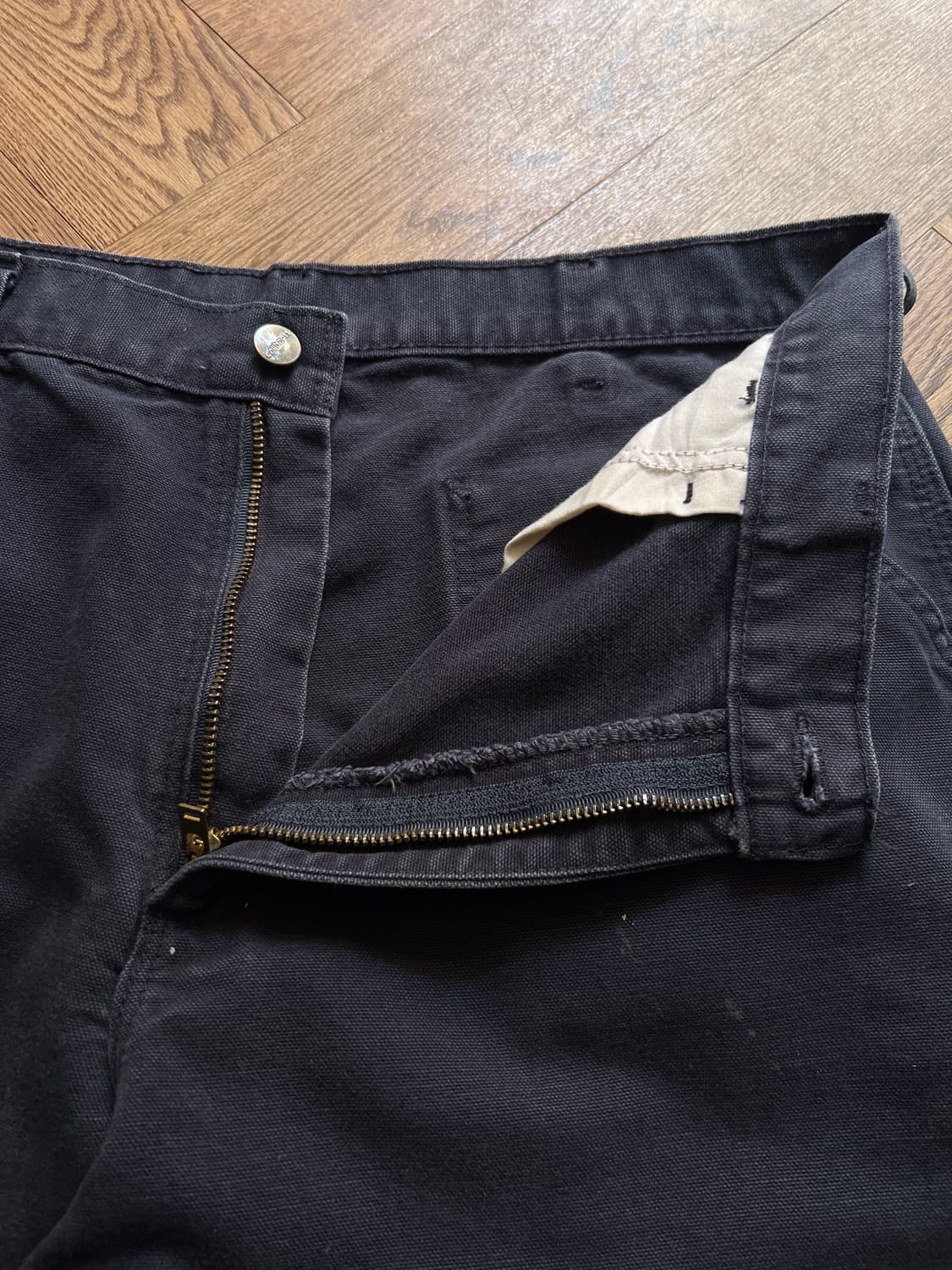 [36]칼하트 USA 빈티지 페인팅 미드나잇 네이비 카펜터 워크 팬츠 상품이미지3