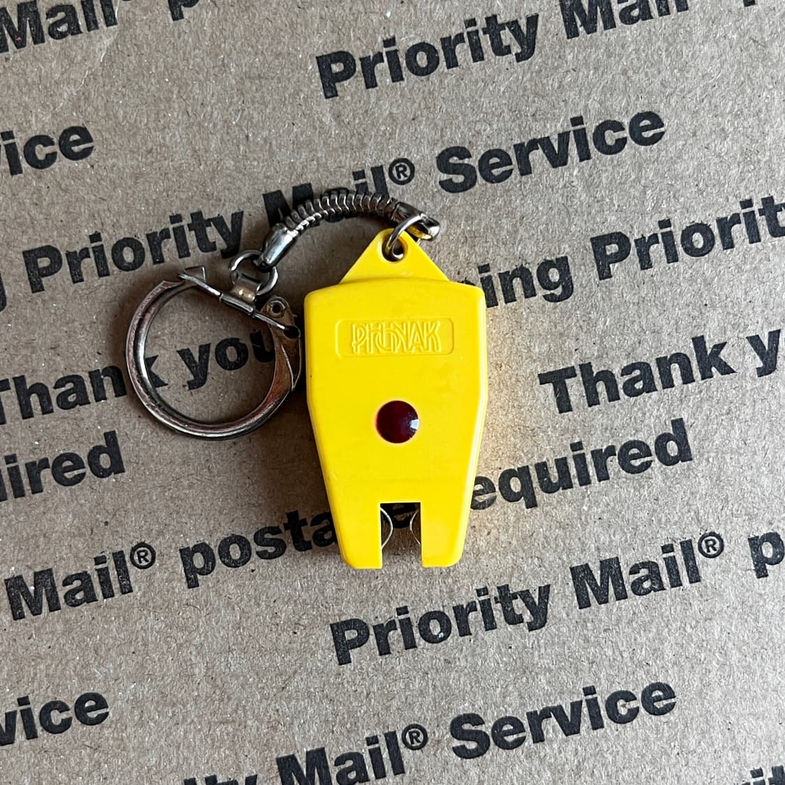 90s vtg Phonak Yellow Tool Keyring 상품이미지1