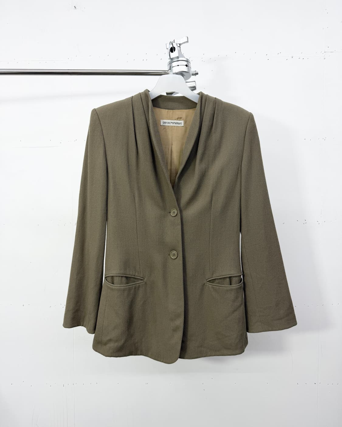 early 90s) Soft Tailored Collarless Jk 상품이미지5