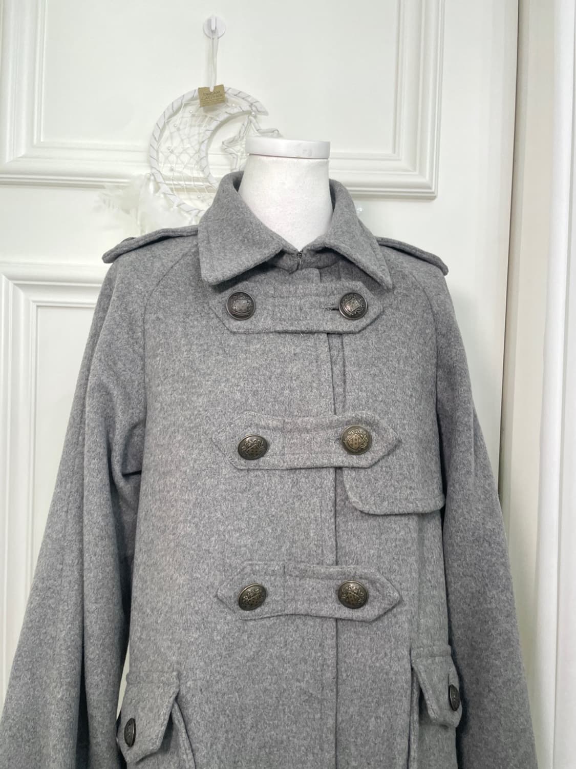 ROYAL PARTY gray button point pocket fla 상품이미지5