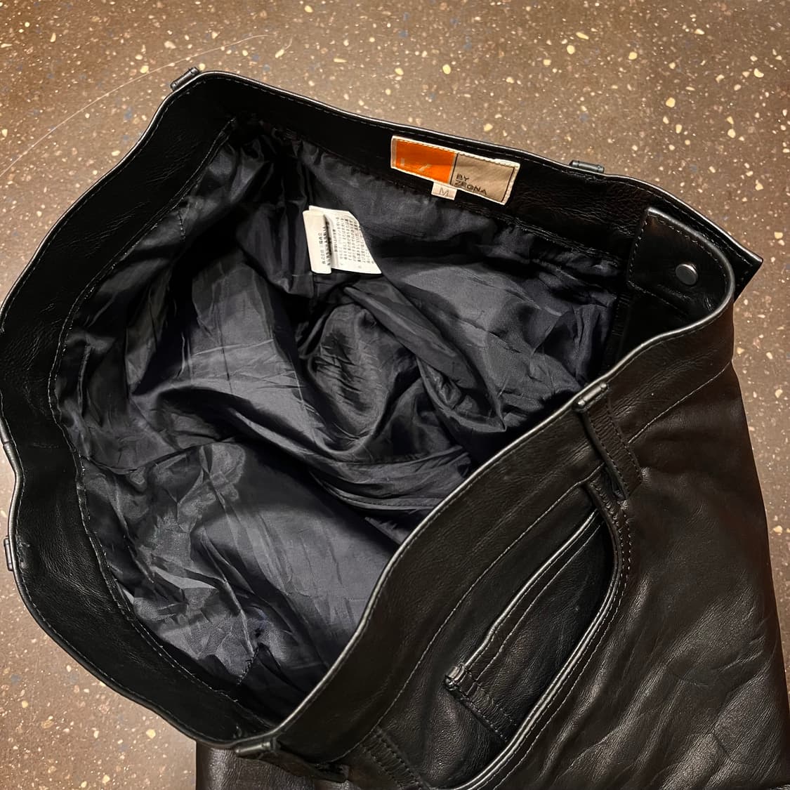 [택포](m/30) EZ by 제냐 카우 레더 팬츠 상품이미지5