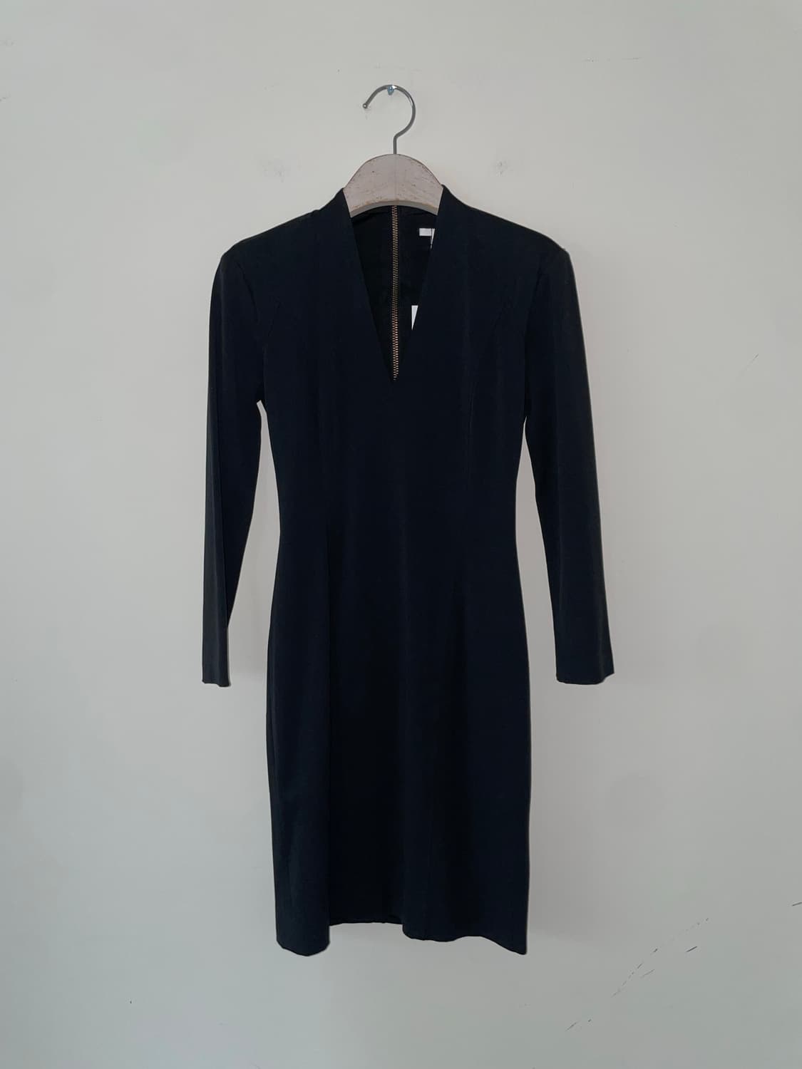 HELMUT LANG deep v-neck slim dress 상품이미지3