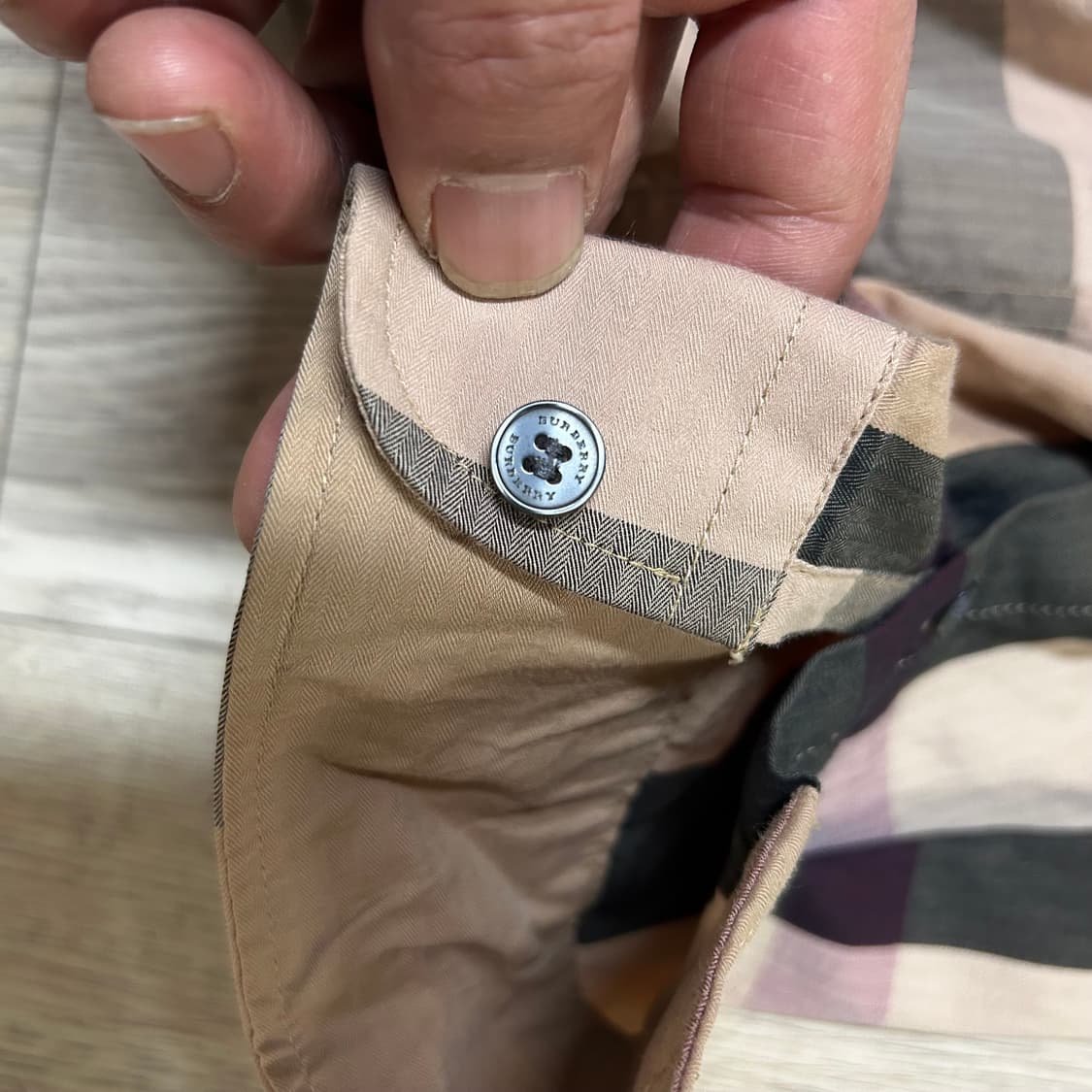 버버리 정품 체크 셔츠 105-110 상품이미지6