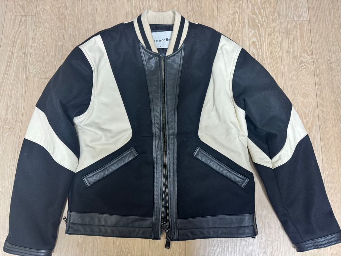 [M] 앤더슨벨 레더 모터사이클 패디드 자켓 판매 상품이미지1