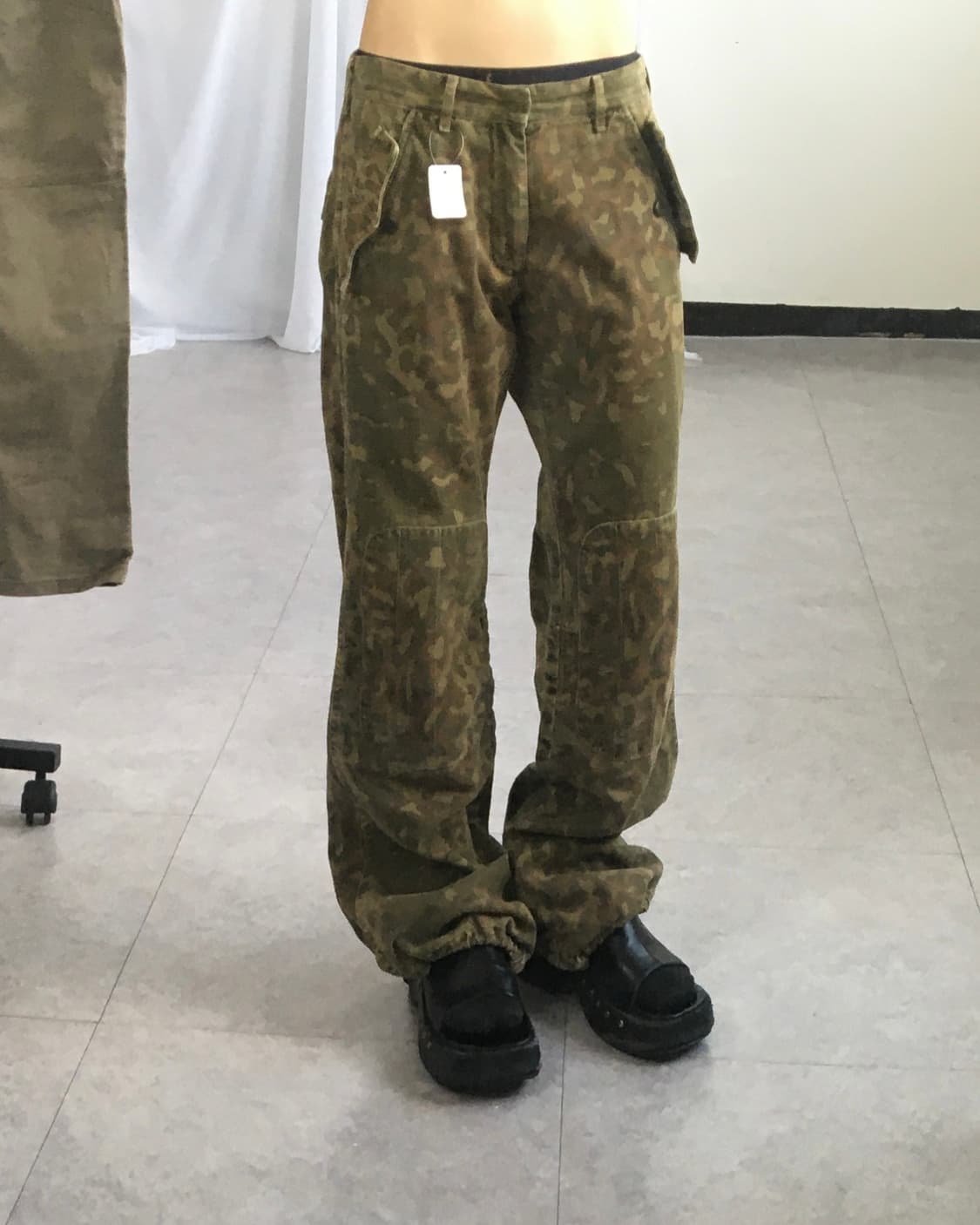 Pattern knee point pants 상품이미지6