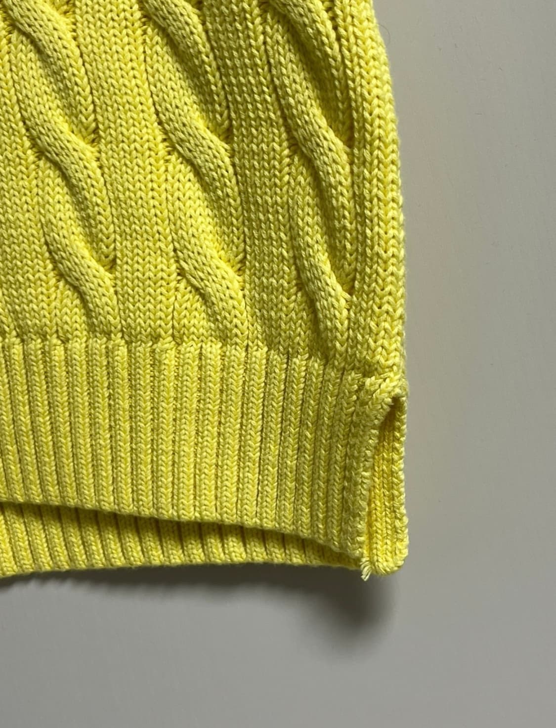 폴로 케이블 니트 조끼 상품이미지6