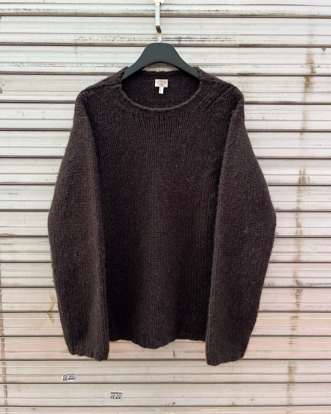 [L] 90s 이태리제 아르마니 진스 울 모헤어 니트 스웨터 상품이미지1