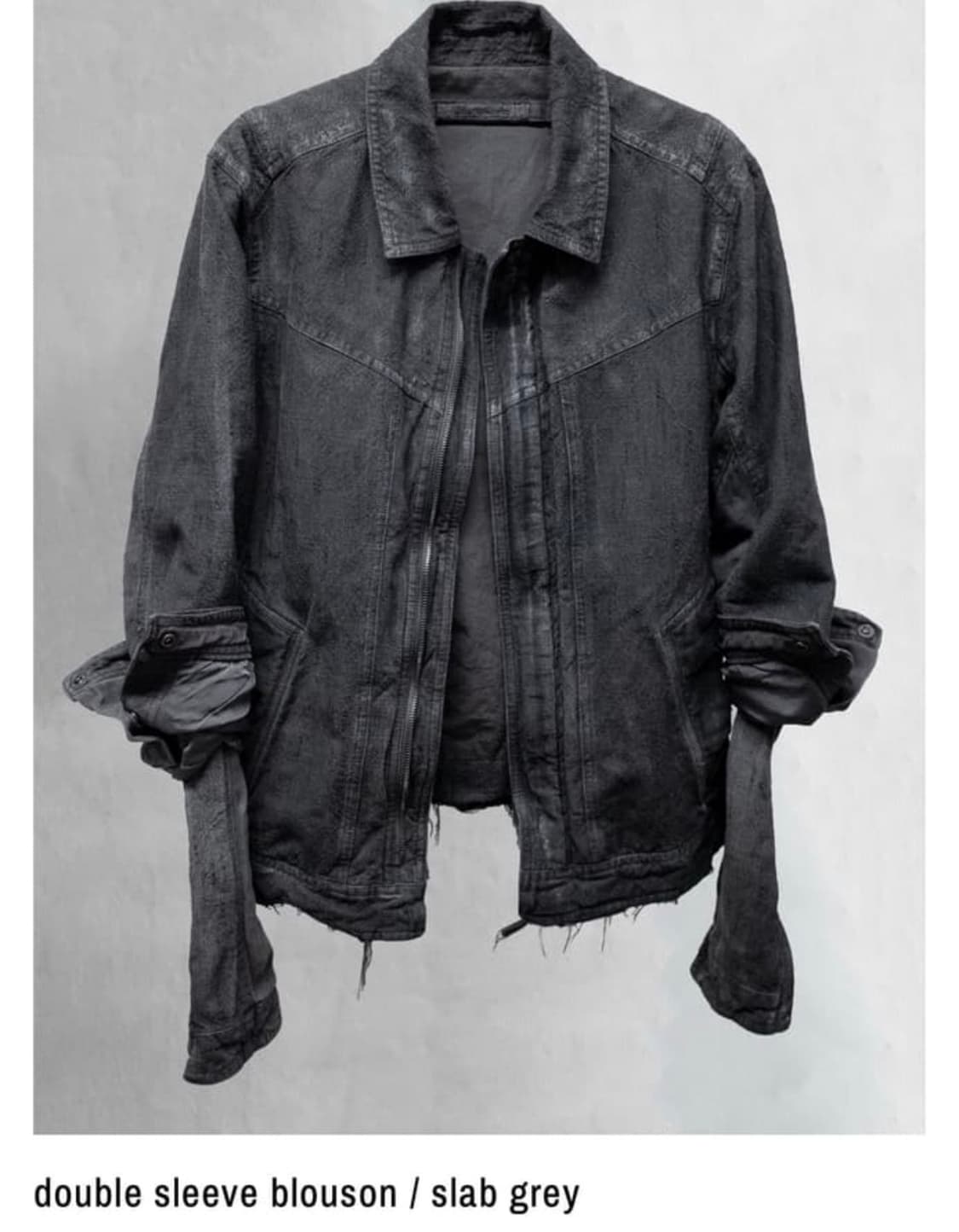 블랙멀,  더블 슬리브 블루종 L구매 상품이미지1