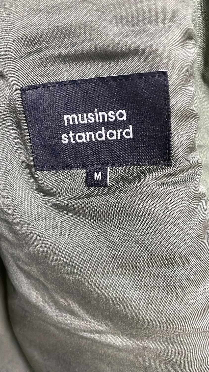 무신사 스탠다드 야상 점퍼 M 사이즈 무탠다드 자켓 상품이미지3