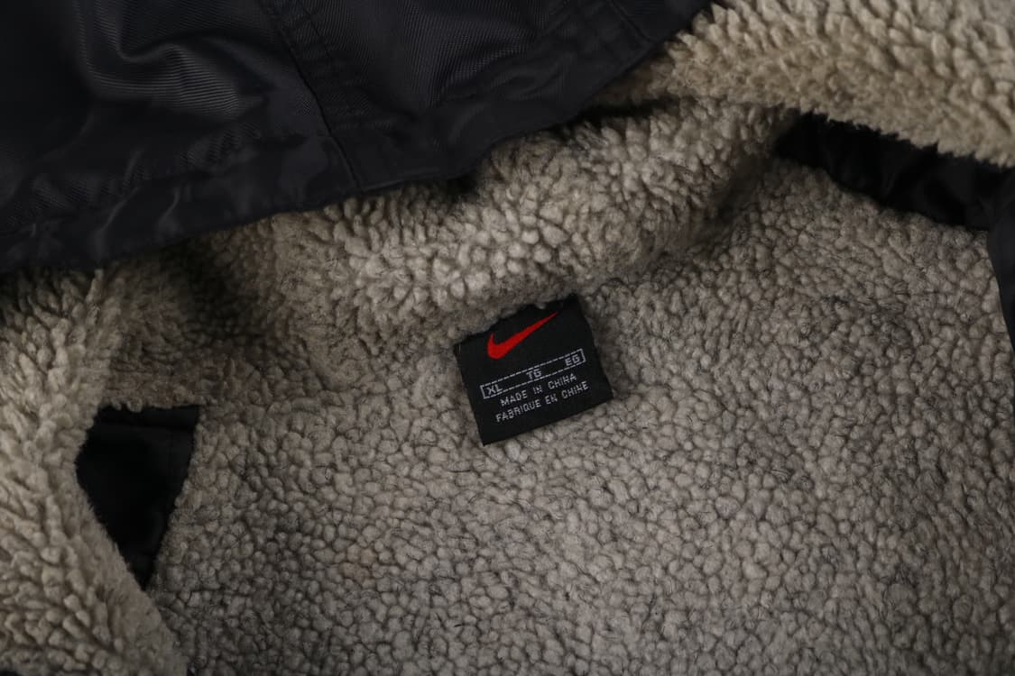 [XL] 90's 나이키 스우시 올드스쿨 양털 롱패딩 상품이미지5