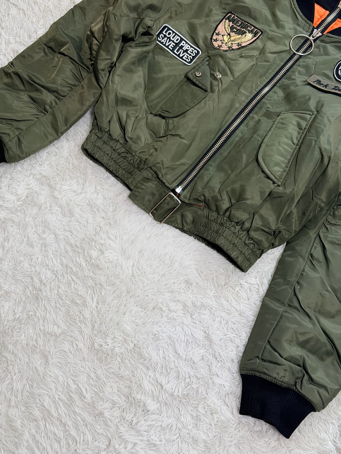 SICKOS 서울 빈티지 항공 점퍼(M) 상품이미지4